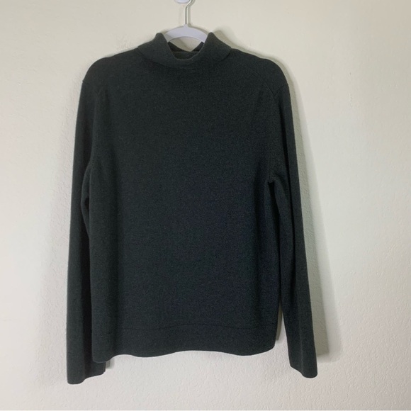 Cos Mens charcoal wool/yak turtleneck sweatshirt XL - Picture 7 of 7